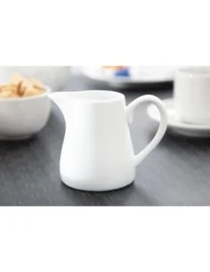 Pots à lait blancs Olympia 212ml (Lot de 6) 2