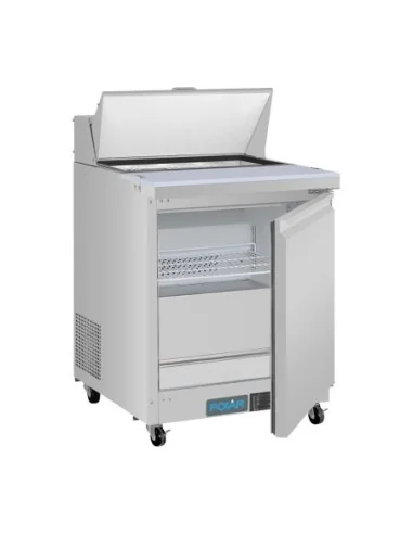 Comptoir de préparation réfrigéré positif 1 porte Polar Série U 154L