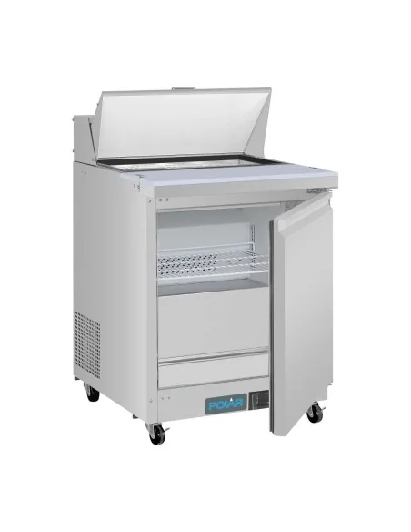 Comptoir de préparation réfrigéré positif 1 porte Polar Série U 154L