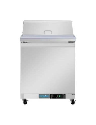 Comptoir de préparation réfrigéré positif 1 porte Polar Série U 154L