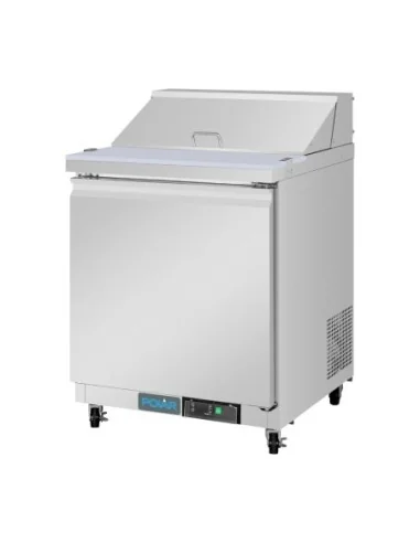 Comptoir de préparation réfrigéré positif 1 porte Polar Série U 154L