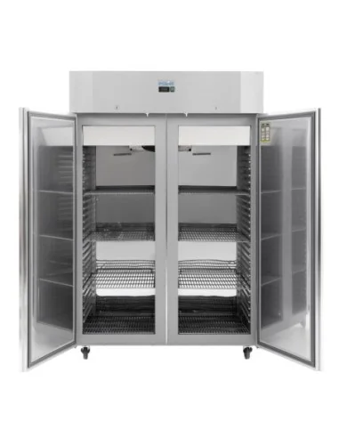 Armoire réfrigérée positive deux portes économe en énergie Polar Série U 1 400L