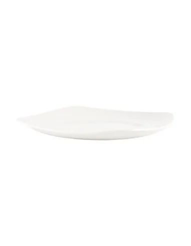 Assiettes blanches Churchill Plain Whiteware X squared 170mm (lot de 12) 