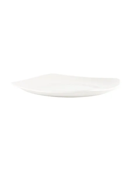 Assiettes blanches Churchill Plain Whiteware X squared 170mm (lot de 12) 