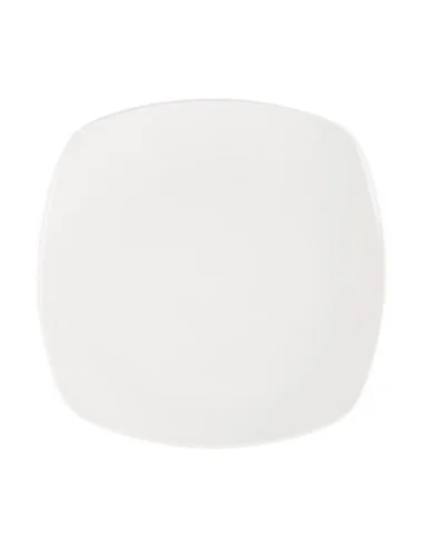 Assiettes blanches Churchill Plain Whiteware X squared 170mm (lot de 12) 