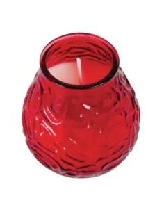 Bougies vénitiennes Bolsius Low Boy rouges (Lot de 12) 2