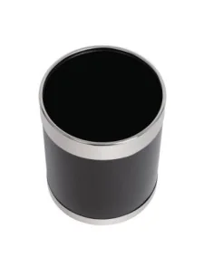 Corbeille à papier avec bordure argentée Bolero 2