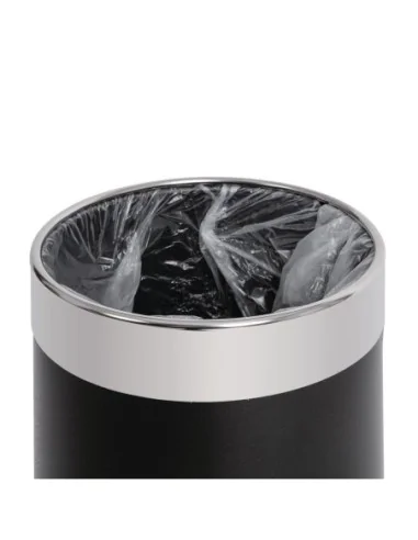 Corbeille à papier avec bordure argentée Bolero