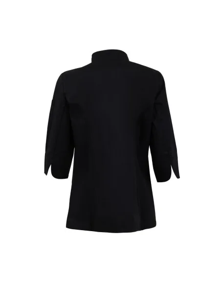 Veste de cuisinier femme ajustée Whites noire taille L