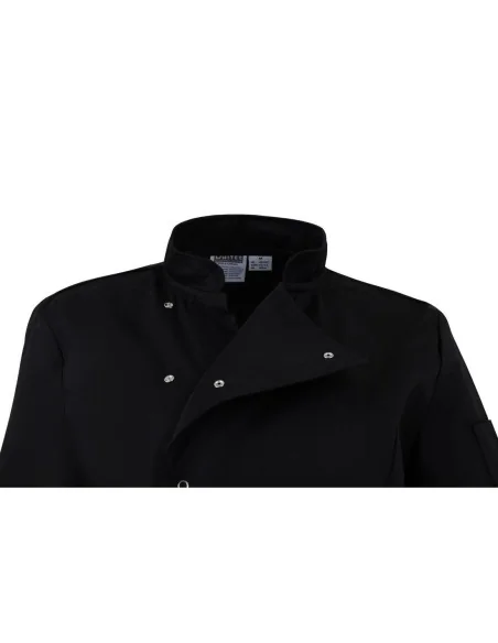 Veste de cuisinier femme ajustée Whites noire taille S