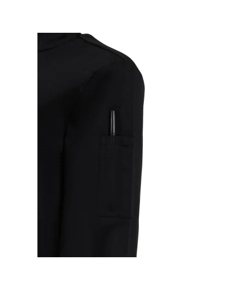 Veste de cuisinier femme ajustée Whites noire taille S