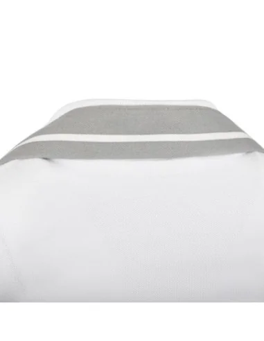 Tablier bavette rayé gris et blanc Whites