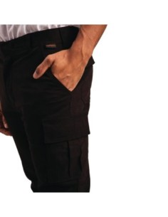 Pantalon homme slim stretch Cargo noir 48 2