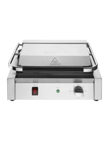 Grand gril de contact simple Bistro Buffalo lisse/lisse