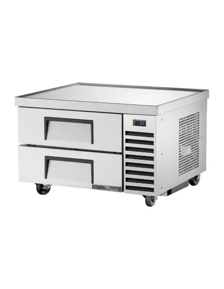 Soubassement réfrigéré positif deux tiroirs True TRCB-36-HC