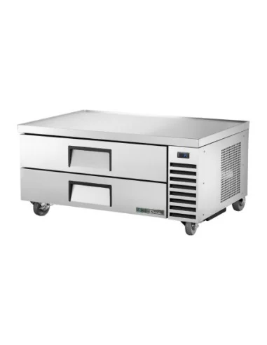 Soubassement réfrigéré positif deux tiroirs True TRCB-52-HC