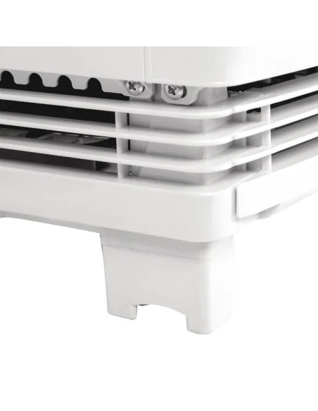 Vitrine réfrigérée porte incurvée économe en énergie Polar série C blanche 86L