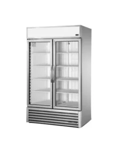 Vitrine réfrigérée négative libre service 2 portes True GDM-43F-HC~TSL01 ALU