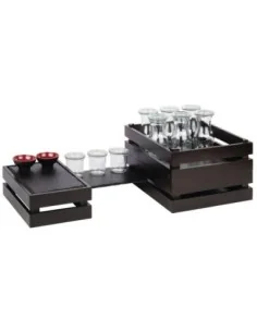 Caisse pour buffet Superbox APS noire GN 1/2 2