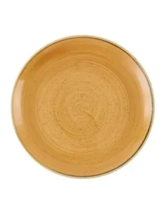 Assiettes avec rebord Churchill Stonecast Tangerine 288mm (Lot de 12)