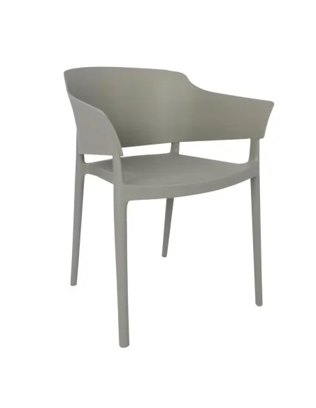 Fauteuils Lorenzo Café Bolero gris (lot de 2)