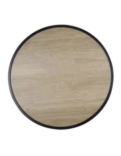 Table ronde d'extérieur Marston Bolero noire 700mm 2