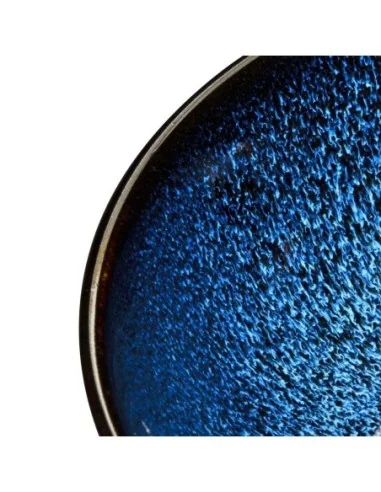 Bols plats Olympia Luna bleu nuit 160 mm (lot de 6)