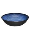 Bols plats Olympia Luna bleu nuit 210 mm (lot de 4)
