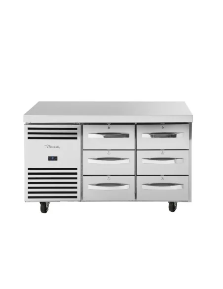 Table réfrigéree positive 6 tiroirs GN 1/1 True TCR1/2