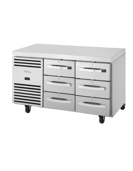 Table réfrigéree positive 6 tiroirs GN 1/1 True TCR1/2