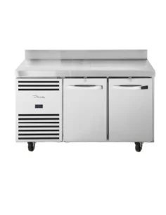 Table réfrigéree négative 2 portes GN 1/1 avec dosseret True TCF1/2