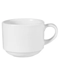 Tasses empilables Churchill White 227ml (Lot de 12)