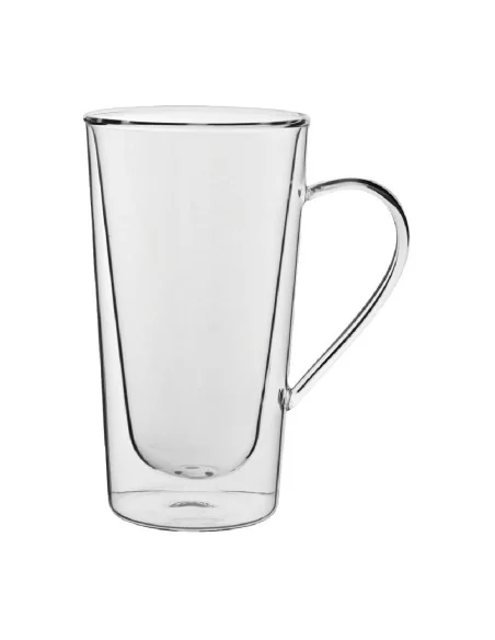 Verres à latte double paroi avec anse haute Utopia 34cl (lot de 6)