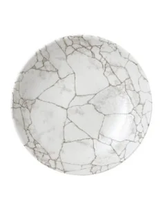 Assiettes rondes Studio Prints Kintsugi Agate Grey 217mm (Lot de 12)