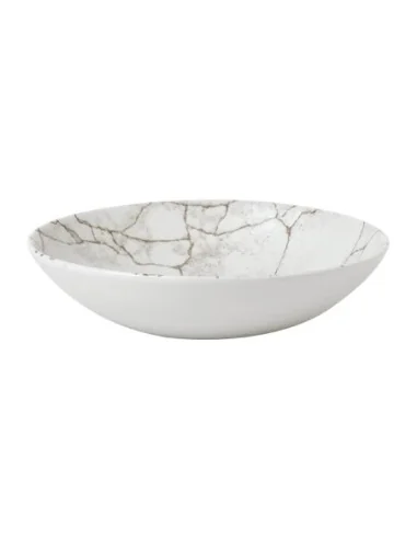 Assiettes coupe ronde Studio Prints Kintsugi Agate Grey 182mm (Lot de 12)