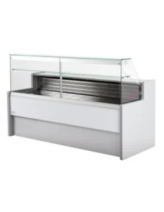 Comptoir de service réfrigéré gris Zoin Tibet 2000mm 2