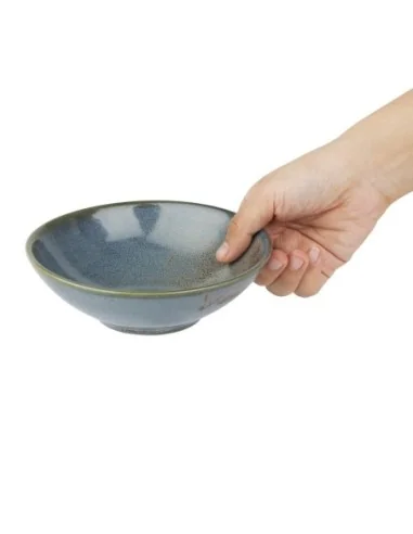 Bols évasés Olympia Ember Blue 152 mm (lot de 6)