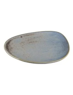 Assiettes triangulaires Olympia Ember Blue 190mm (lot de 6)