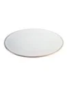 Assiettes plates Olympia Drift gris uni 280 mm (lot de 4)