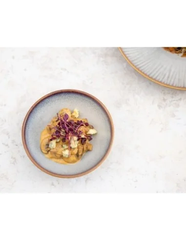 Bols évasés Olympia Drift gris uni 155 mm (Pack de 6)