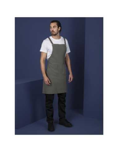 Tablier bavette en coton Southside kaki