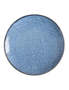Assiettes plates Olympia Denim Blue 230 mm (lot de 6)