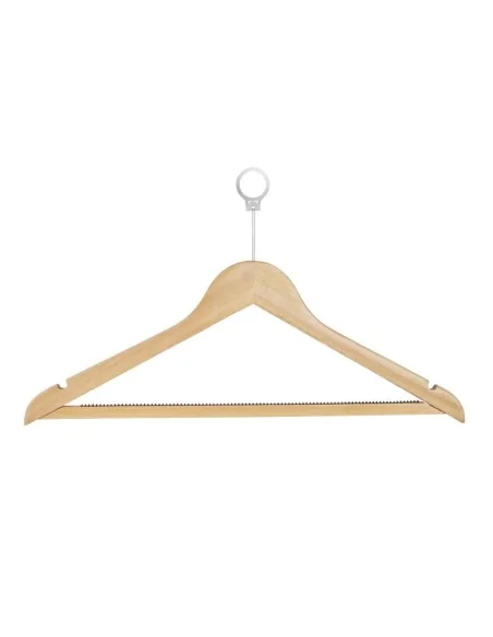 Cintres antivol en bois Bolero (lot de 10)