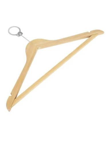 Cintres antivol en bois Bolero (lot de 10)