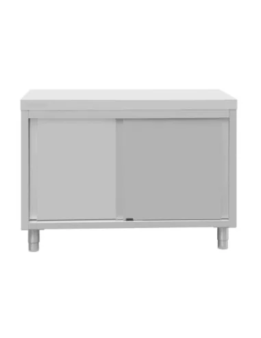 Armoire sur pieds en acier inoxydable Vogue 900x1200x600mm