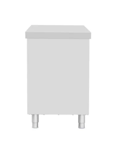 Armoire sur pieds en acier inoxydable Vogue 900x1200x600mm