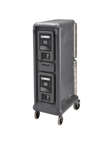 Grand chariot Pro Cart Ultra Cambro chaud/chaud 2 portes anthracite