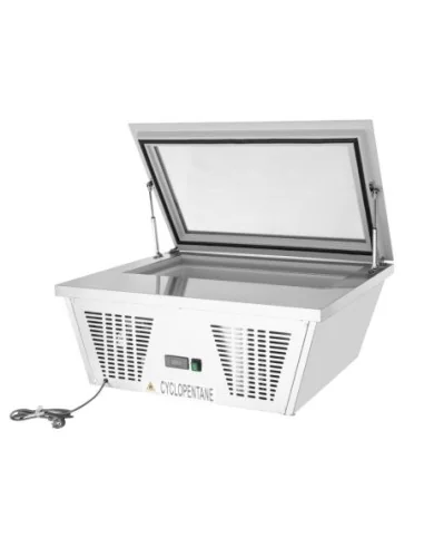 Congélateur à glace de comptoir Polar Série G 4 bacs Napoli