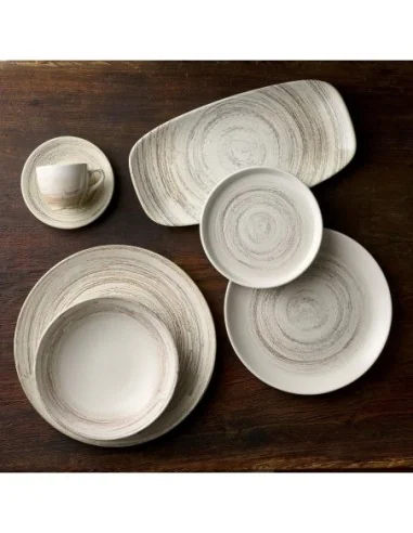 Assiettes rondes Churchill Elements Dune Evolve 285mm (Lot de 12)