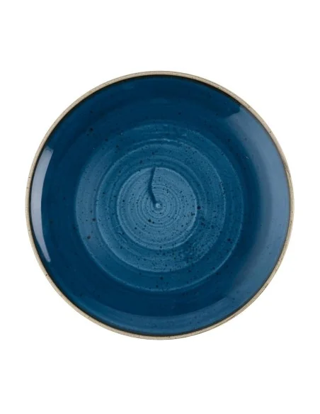 Assiettes rondes Churchill Stonecast Java Blue Evolve 260mm (Lot de 12)